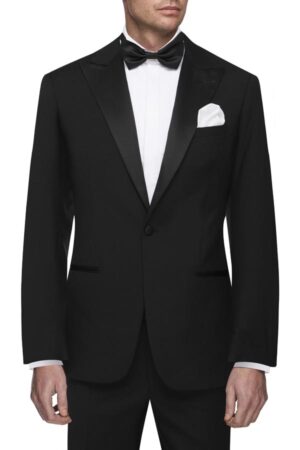 Super 120 Formal Black Plain