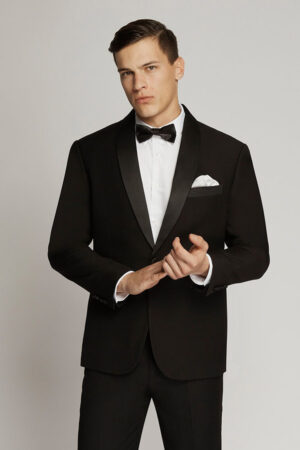 Shawl Lapel Black Dinner Suit