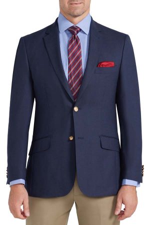 Super 130 Navy Blazer