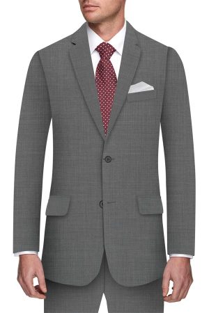 Silver Grey Fine Wool Suit