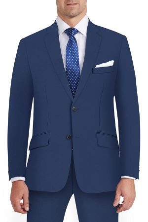 Blue Teal Fine Wool Suit